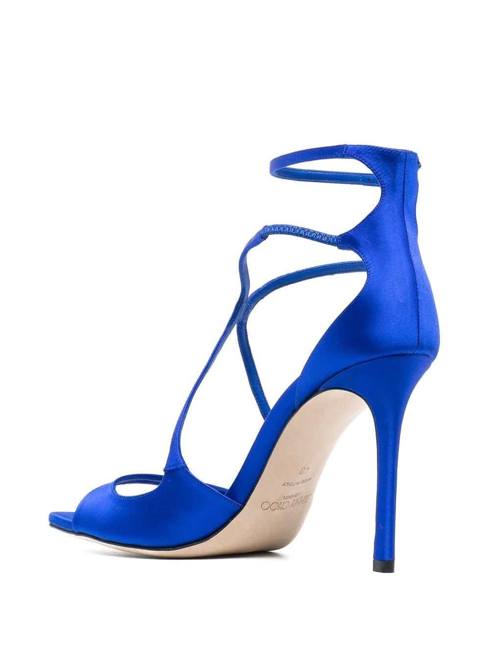 Jimmy Choo Azia 95mm satin sandals - Image 3