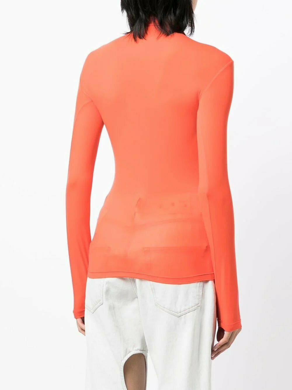 Off-White logo-print roll-neck top - Image 4