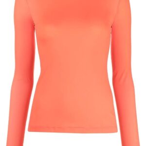 Off-White  logo-print long-sleeve top