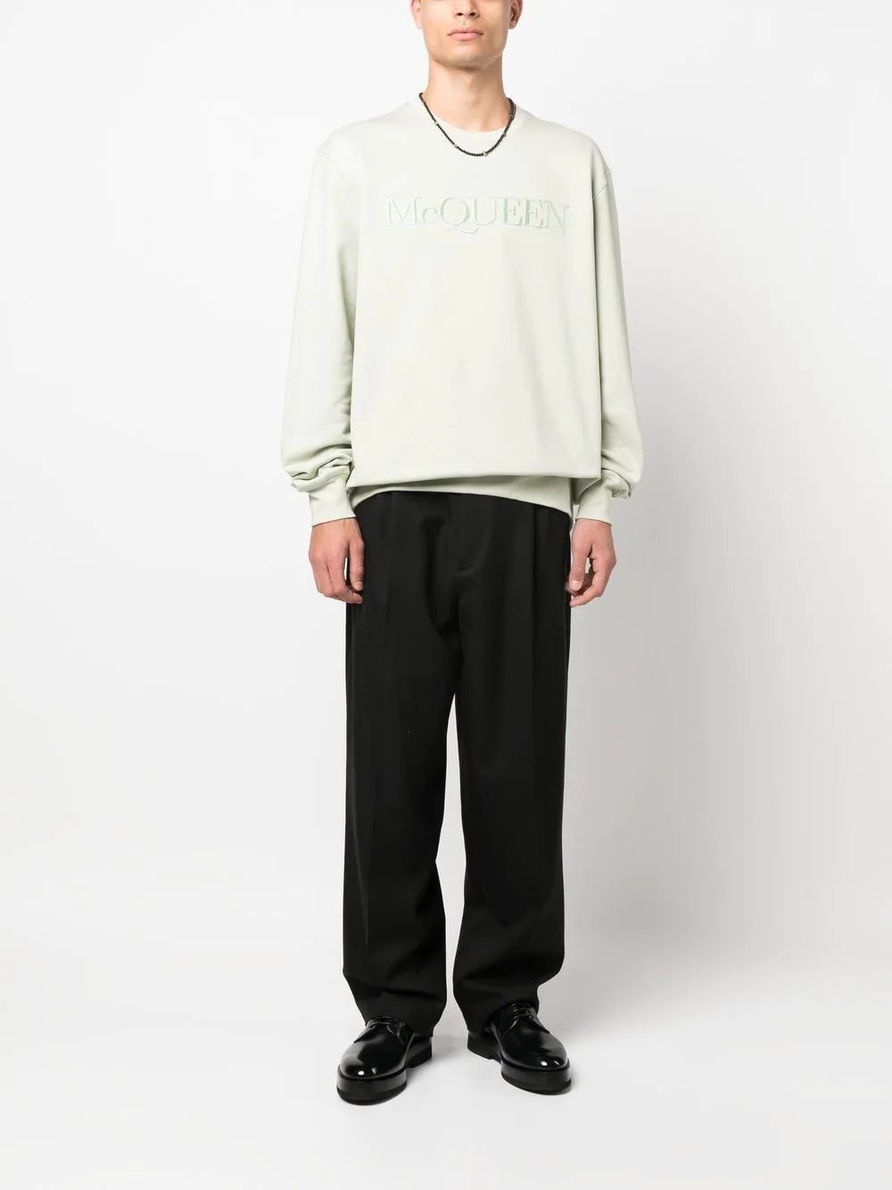 Alexander McQueen logo-embroidered sweatshirt - Image 2