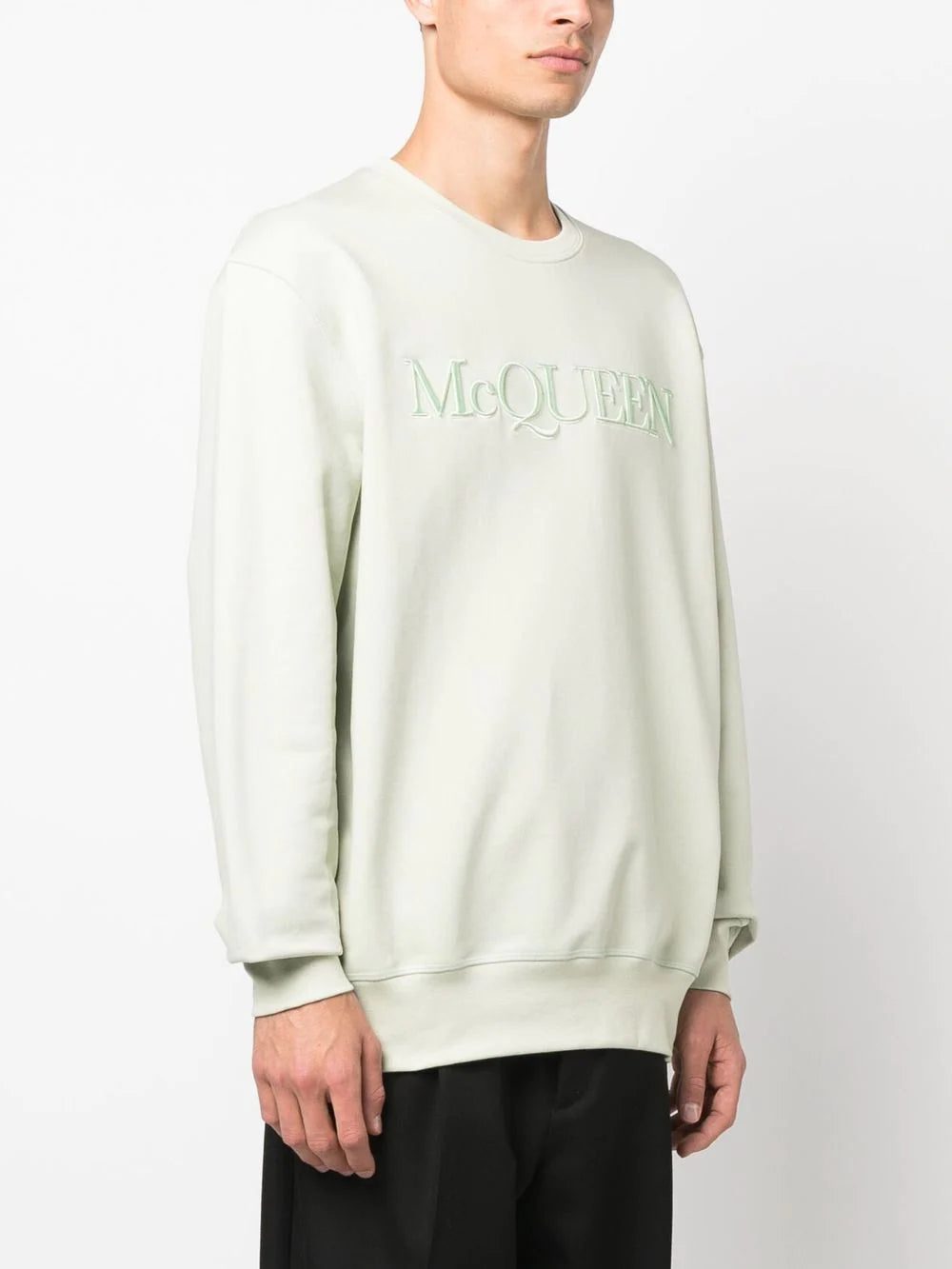 Alexander McQueen logo-embroidered sweatshirt - Image 3