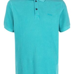 BOSS  logo-embossed cotton polo shirt