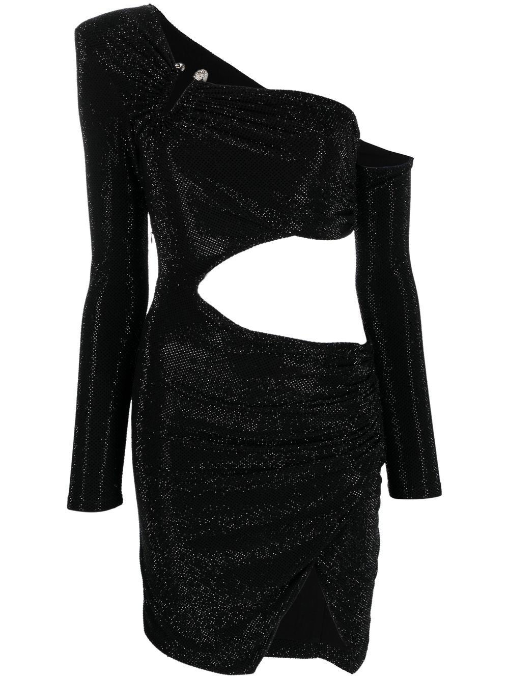 Philipp Plein rhinestone cut-out dress