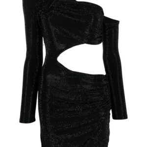 Philipp Plein rhinestone cut-out dress