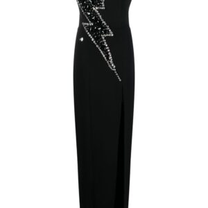 Philipp Plein Thunder crystal-embellished gown