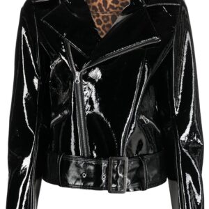 Philipp Plein  glossy faux leather jacket