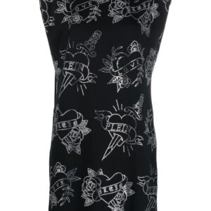 Philipp Plein graphic-print sleeveless mini dress