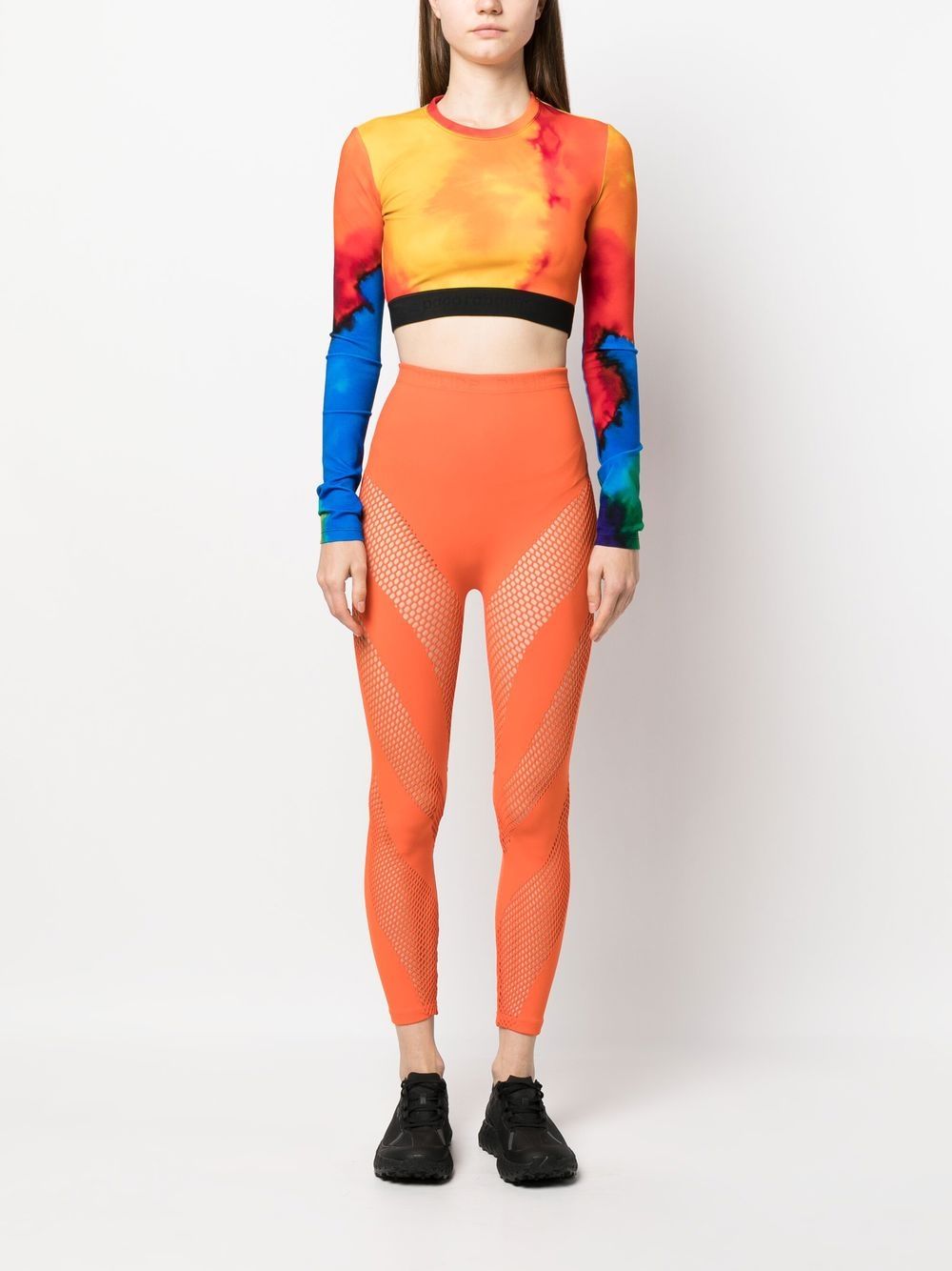 Philipp Plein open-knit seamless leggings - Image 2