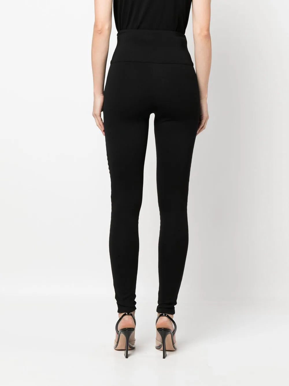 Philipp Plein logo-plaque leggings - Image 4