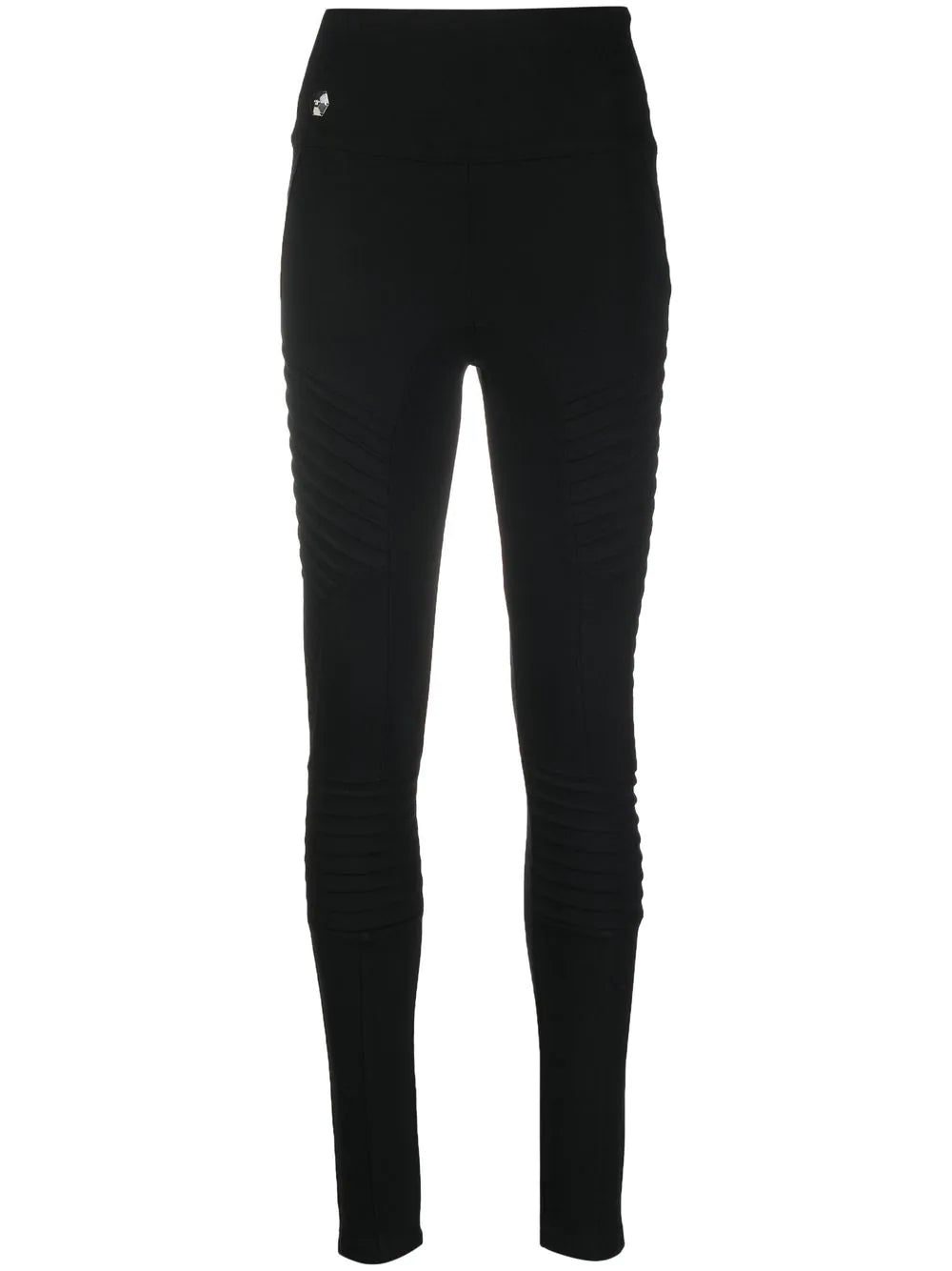 Philipp Plein logo-plaque leggings