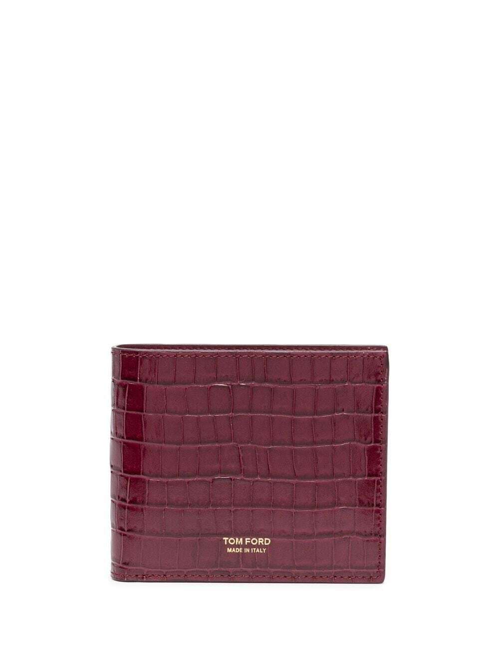 TOM FORD T-Line crocodile-embossed wallet