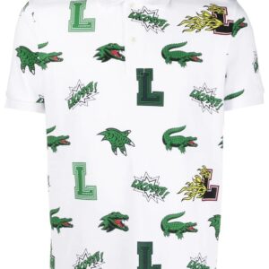 Lacoste all-over logo polo shirt