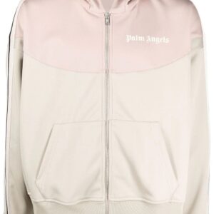Palm Angels  panelled hooded track jacket