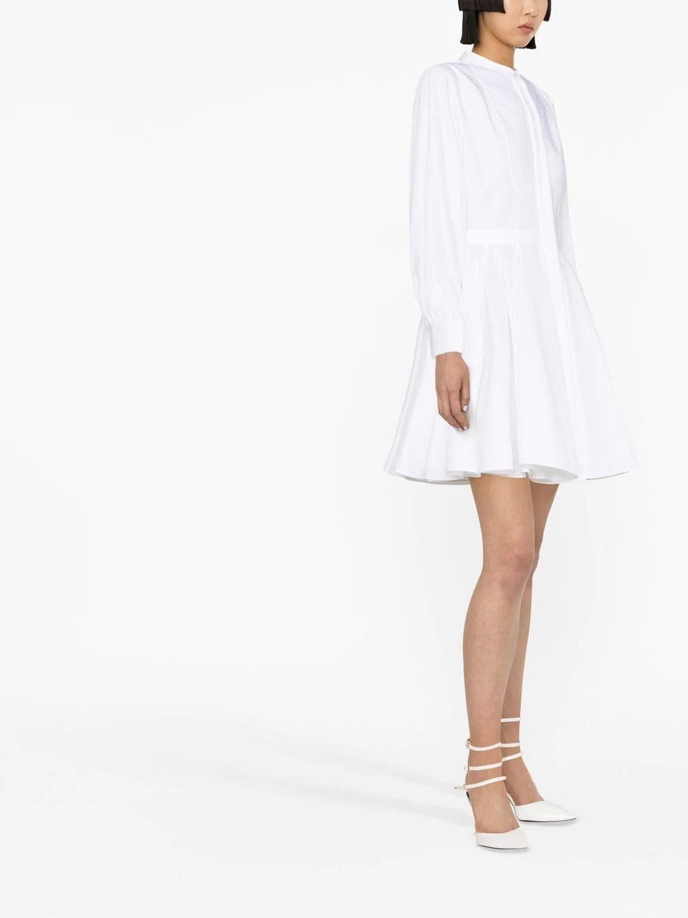 Alexander McQueen flared shirt dress - Image 4