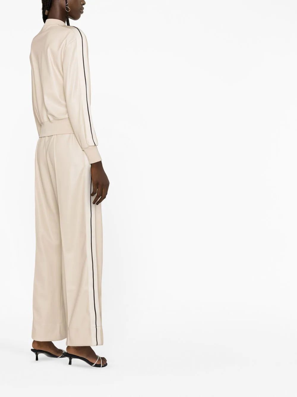 Palm Angels leather-effect track jacket - Image 3