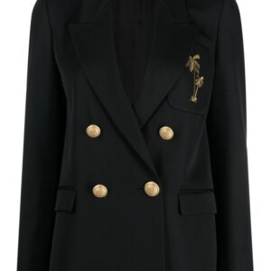 Palm Angels  palm-embroidered blazer