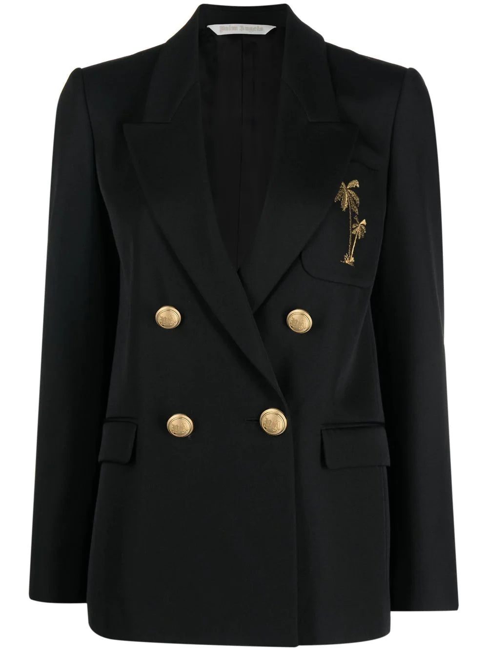 Palm Angels palm-embroidered blazer