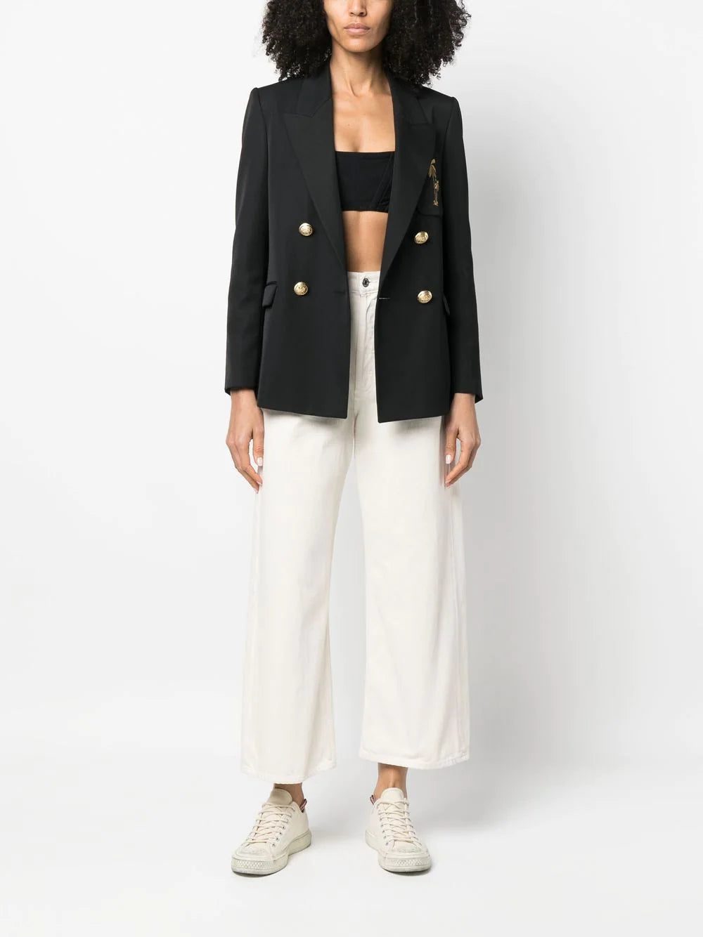 Palm Angels palm-embroidered blazer - Image 2