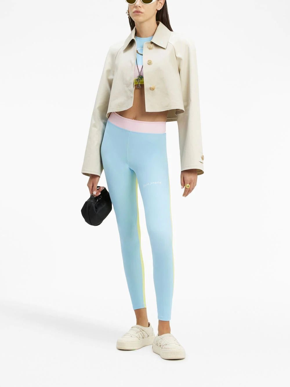 Palm Angels Miami colour-block leggings - Image 2