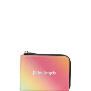 Palm Angels Rainbow logo-print cardholder