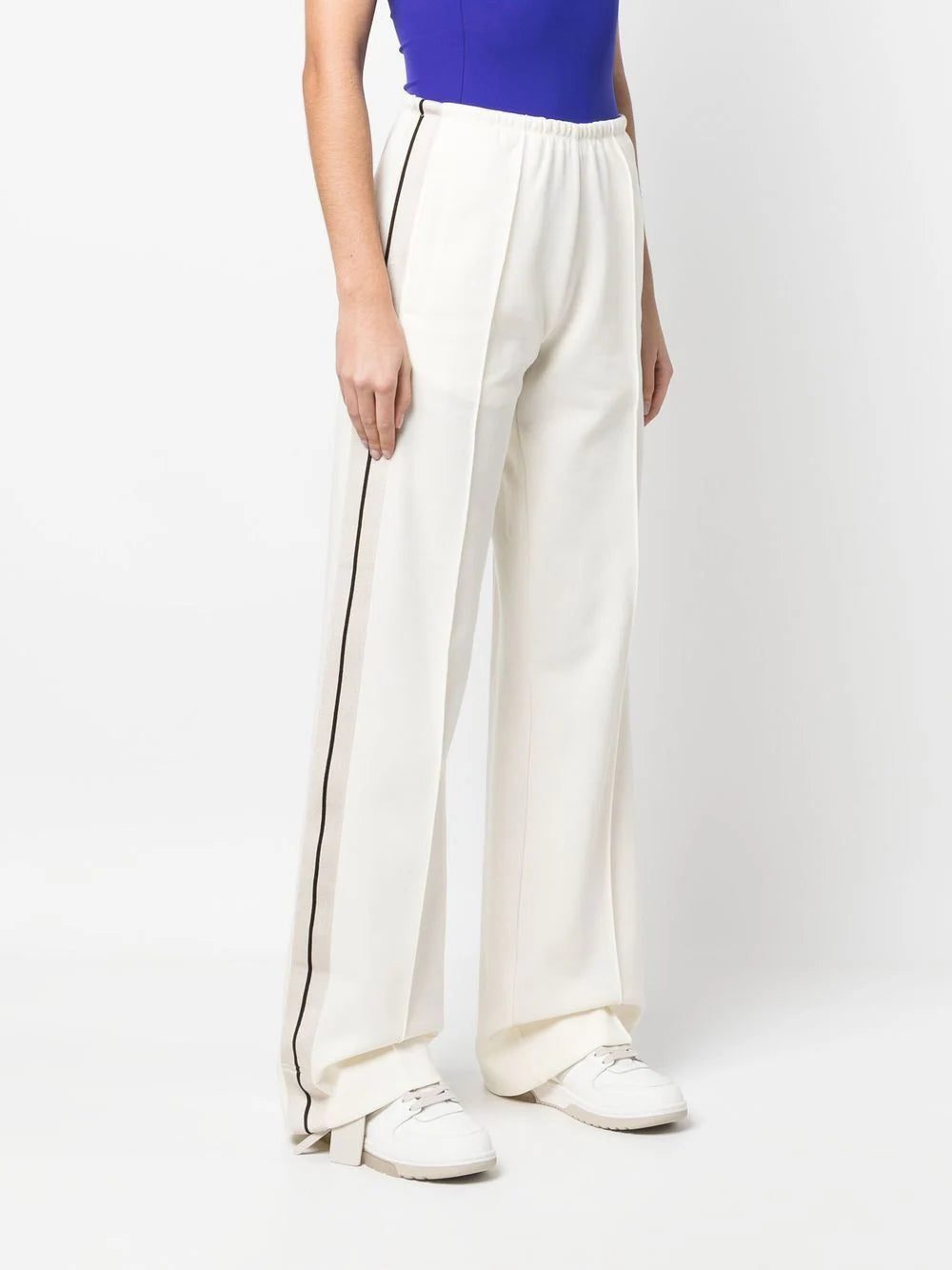 Palm Angels side-stripe wide-leg track pants - Image 3