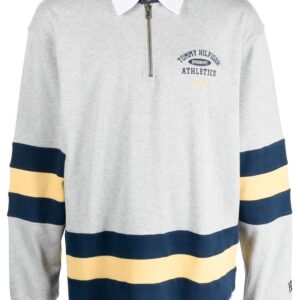 Tommy Hilfiger  embroidered-logo long-sleeve polo shirt