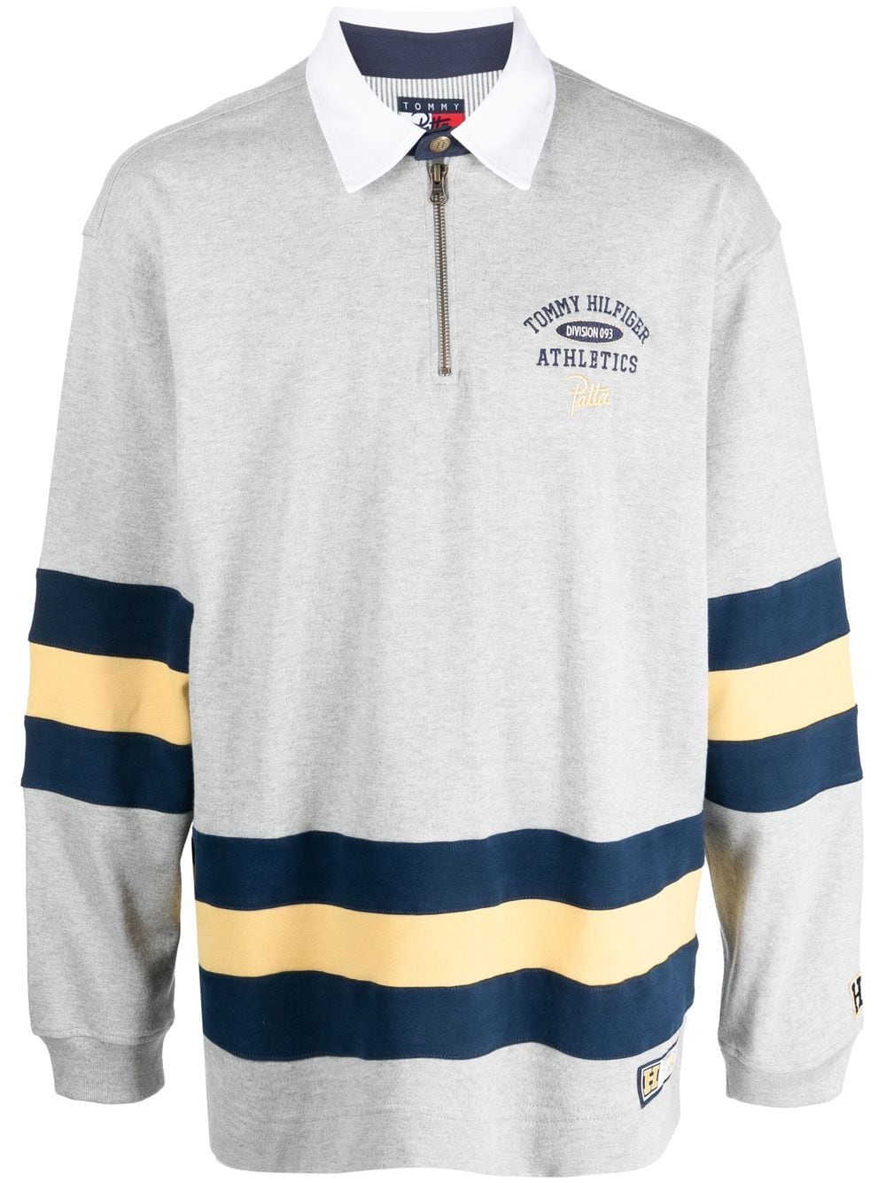 Tommy Hilfiger embroidered-logo long-sleeve polo shirt