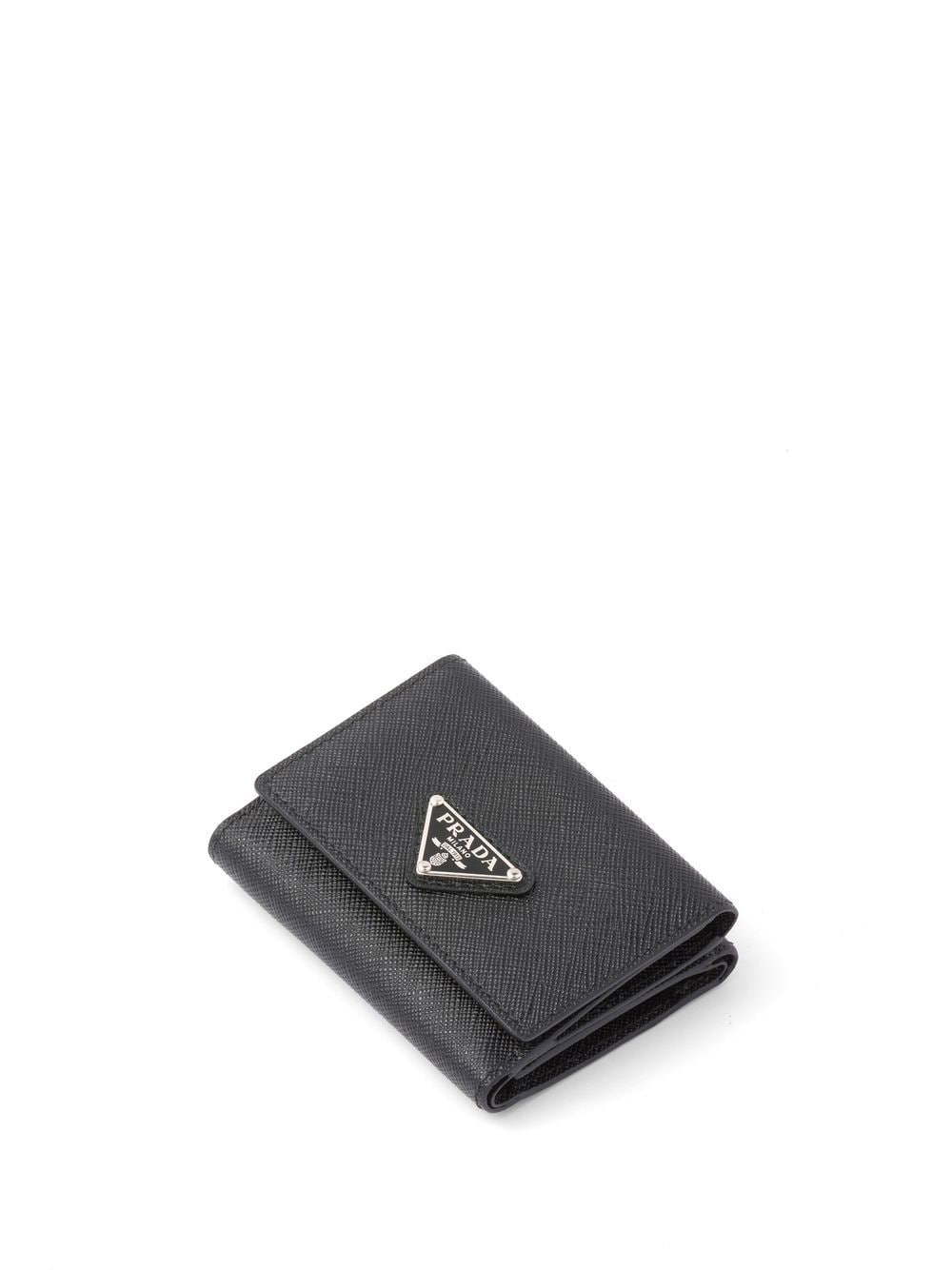 Prada small logo-plaque leather wallet - Image 3
