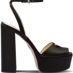 Prada satin platform 135mm sandals