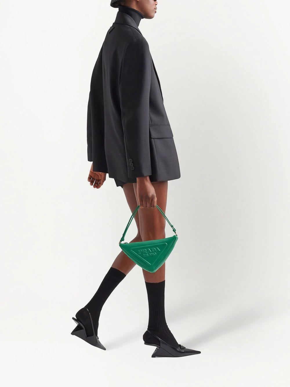 Prada single-breasted virgin wool blazer - Image 3