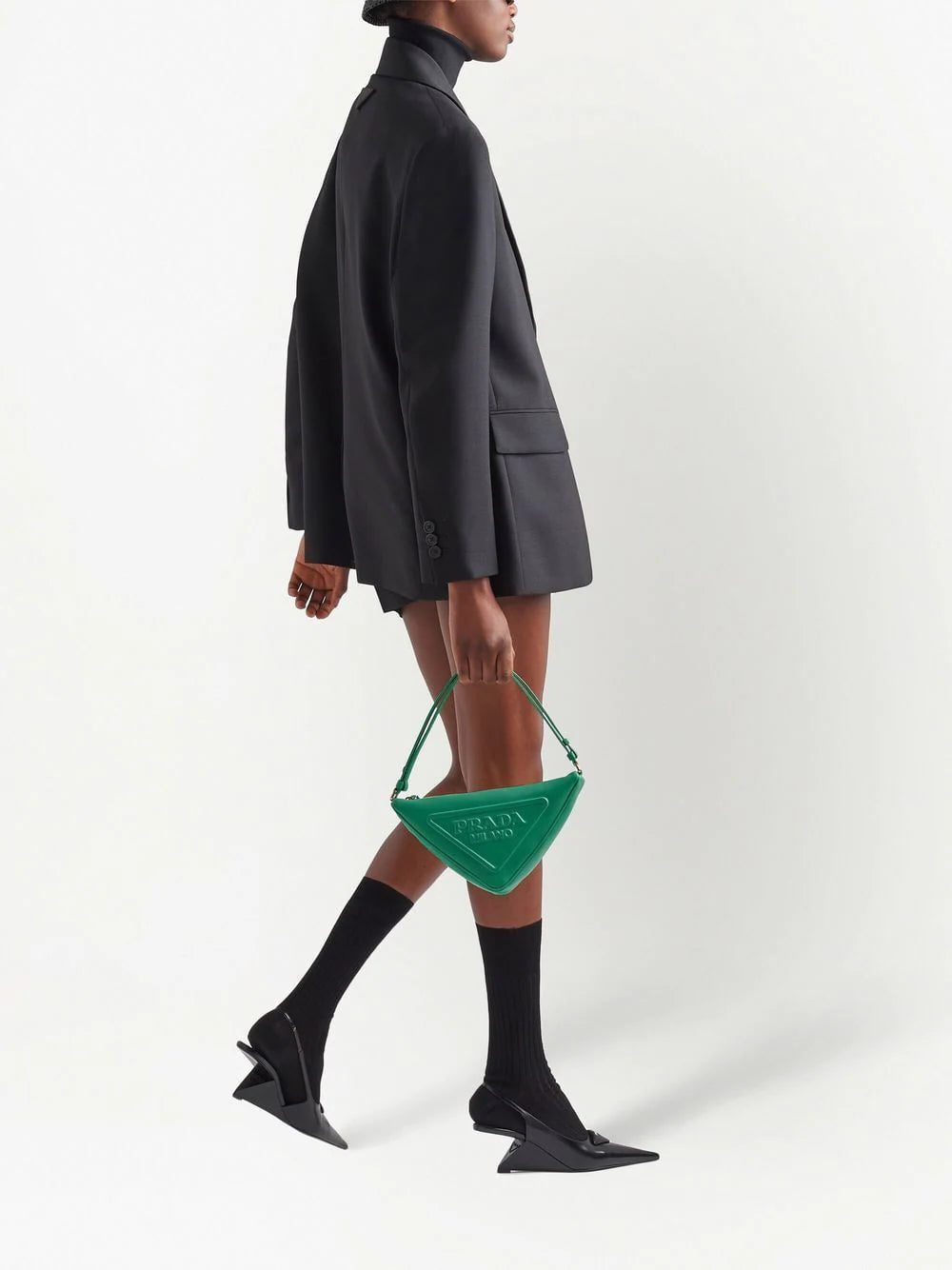 Prada single-breasted virgin wool blazer - Image 3