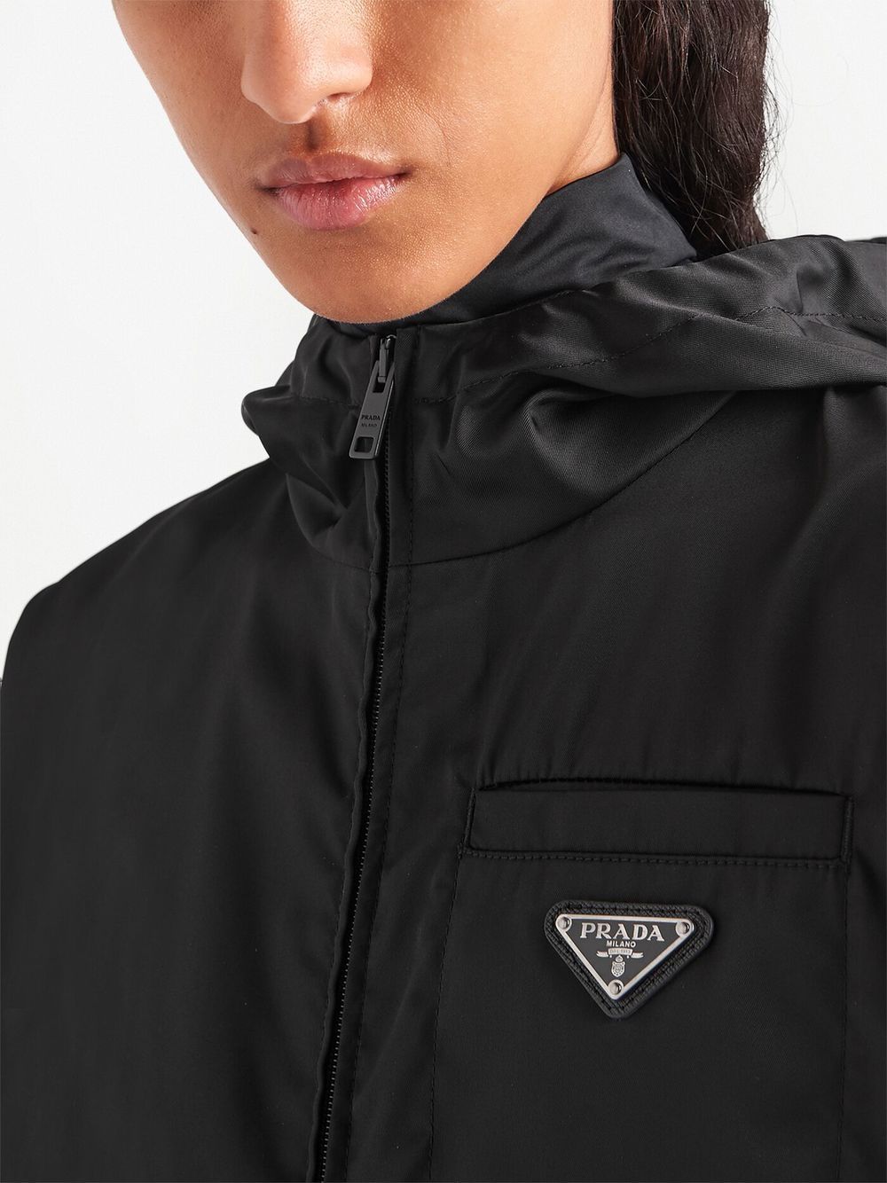 Prada Re-Nylon cropped jacket - Image 4