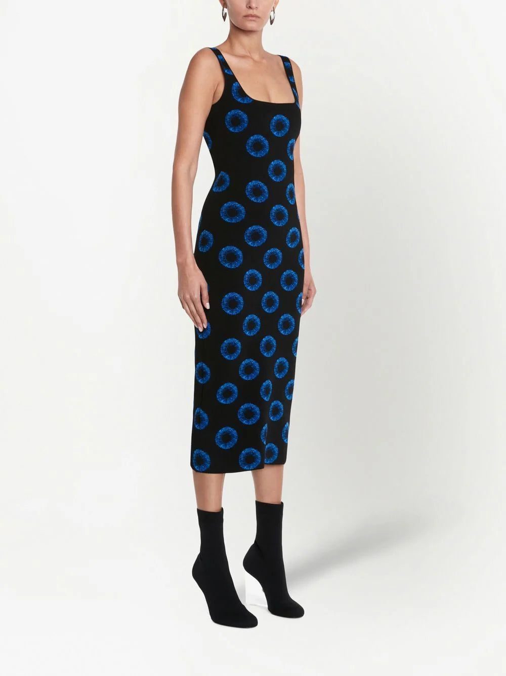 Alexander McQueen intarsia knit Iris midi dress - Image 3