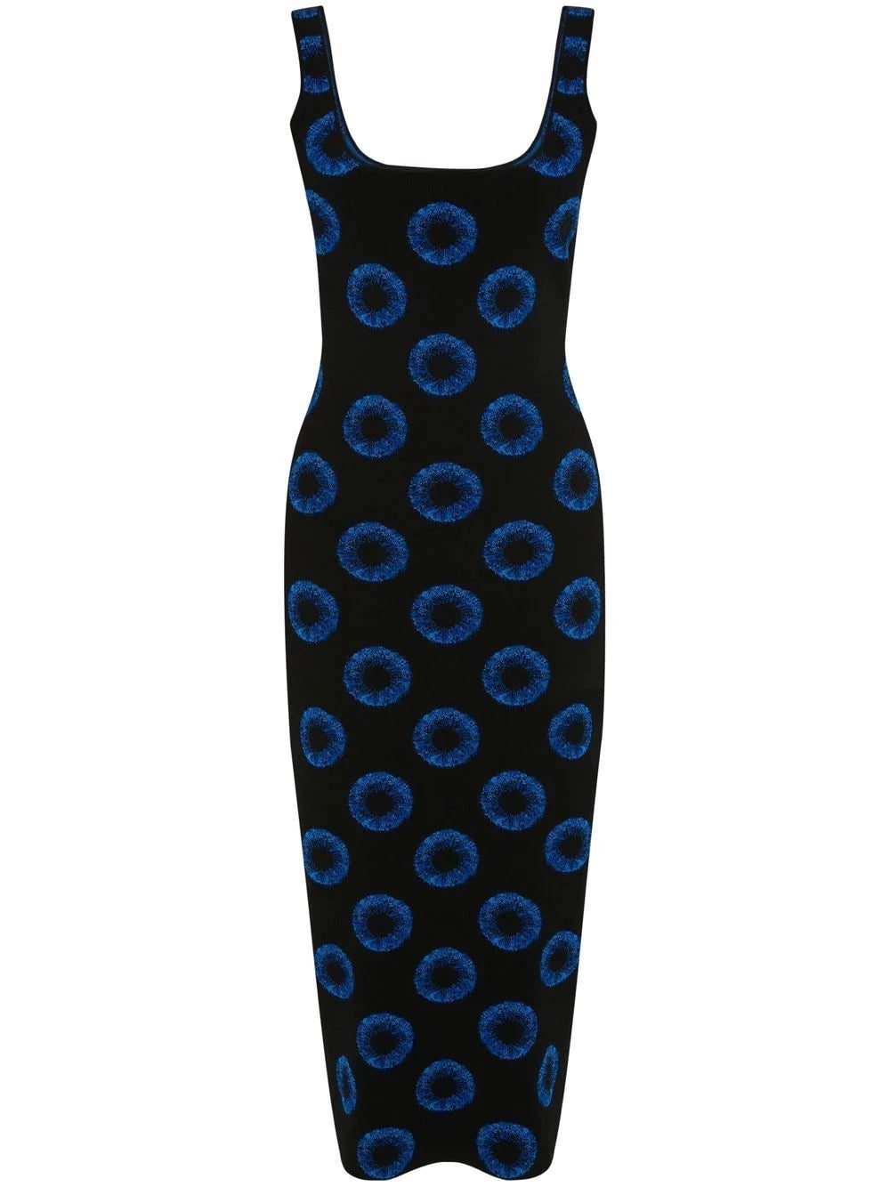Alexander McQueen intarsia knit Iris midi dress