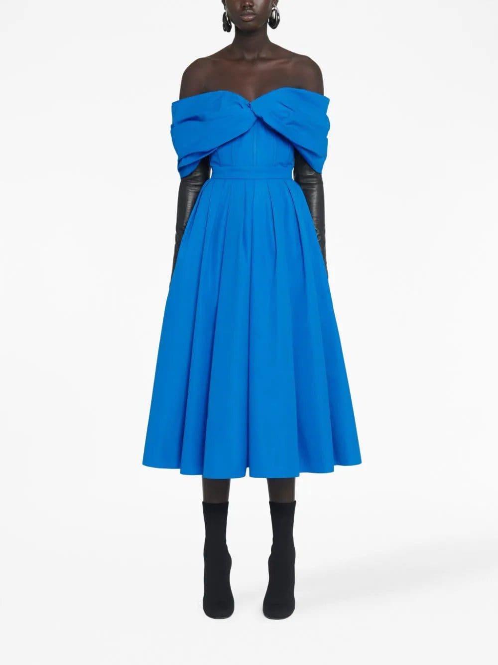Alexander McQueen off-shoulder bow-embellished dress - Image 2