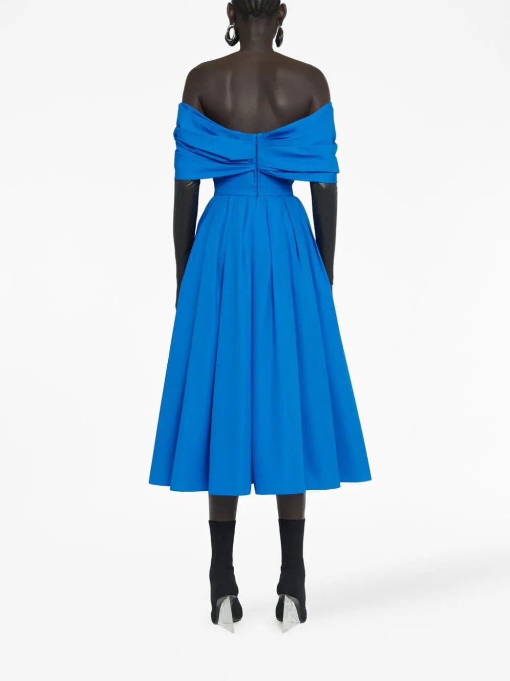Alexander McQueen off-shoulder bow-embellished dress - Image 4