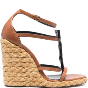 Saint Laurent  Cassandra 105 wedge sandals