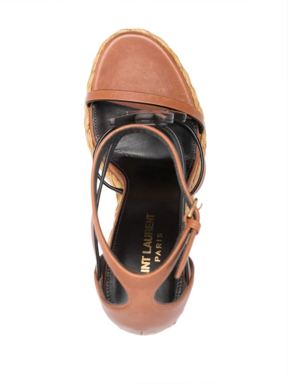 Saint Laurent Cassandra 105 wedge sandals - Image 4