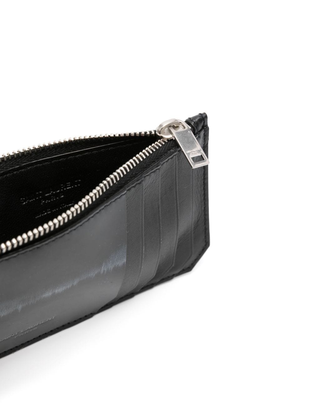 Saint Laurent logo-stamp leather cardholder - Image 3