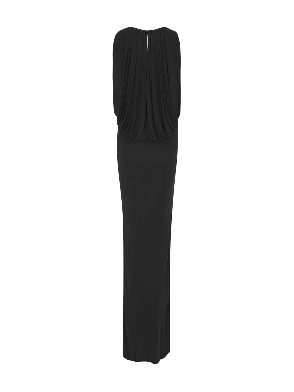 Saint Laurent sleeveless draped dress