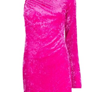 Versace  rolled velvet minidress