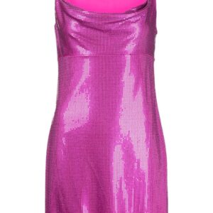Versace  disc-embellishment mini dress