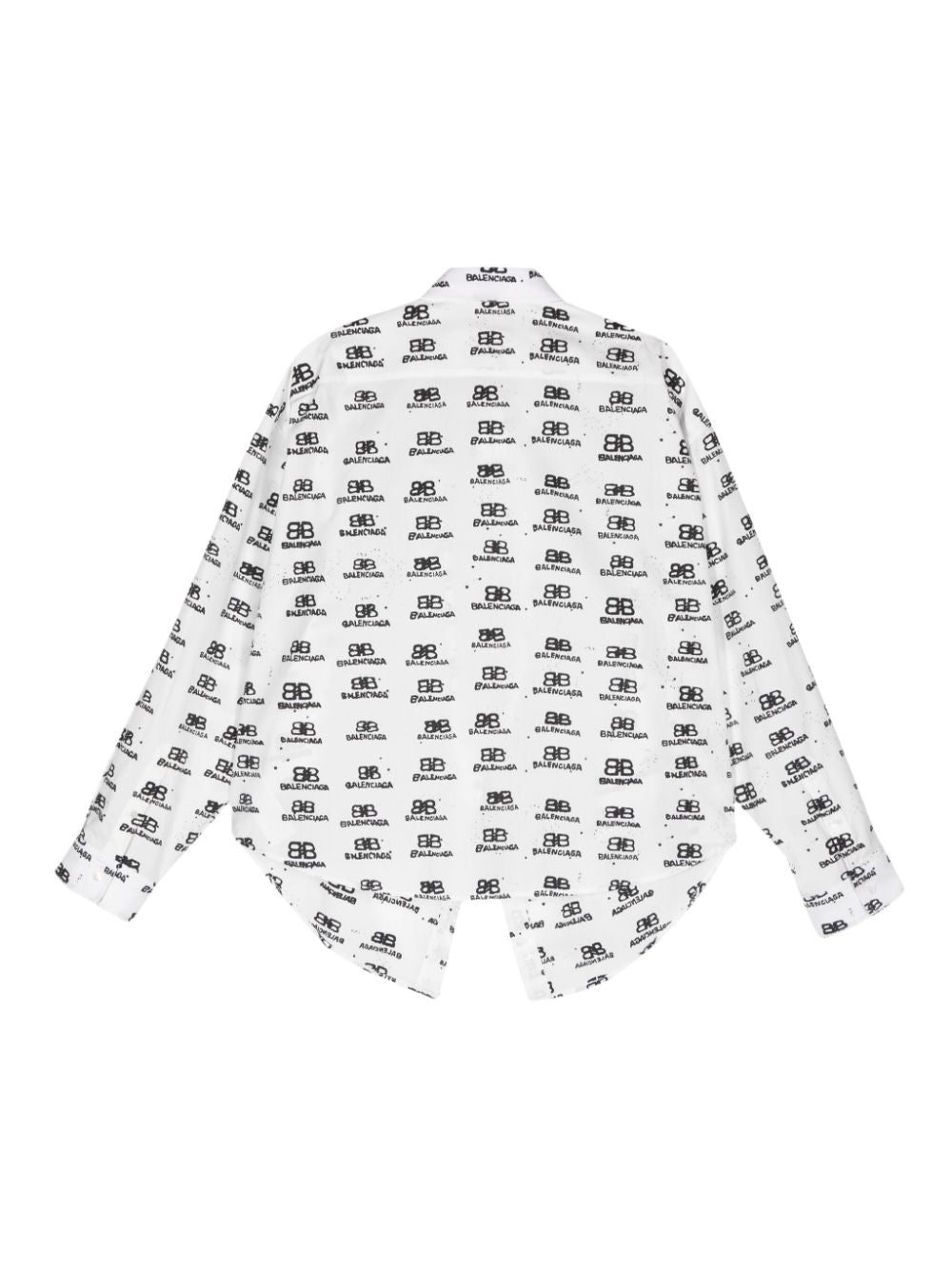 Balenciaga logo-print shirt - Image 2