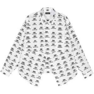 Balenciaga  logo-print shirt