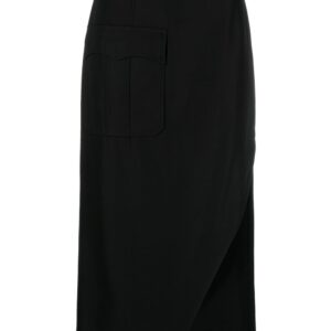 Alexander McQueen  belted-waist mid-length skirt