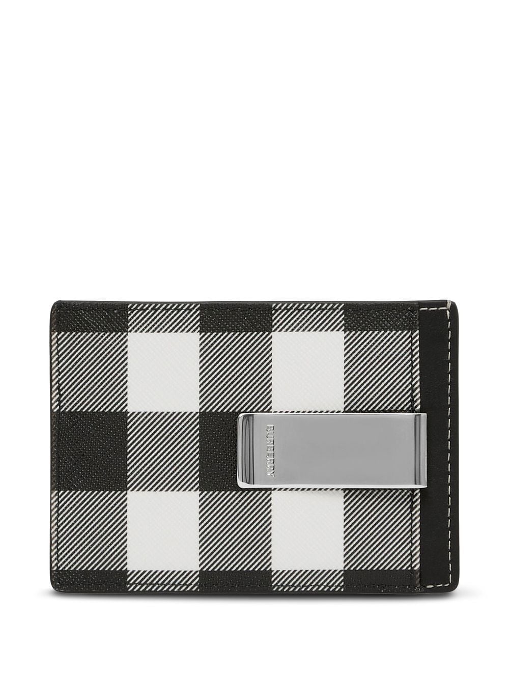 Burberry check-print card case - Image 2
