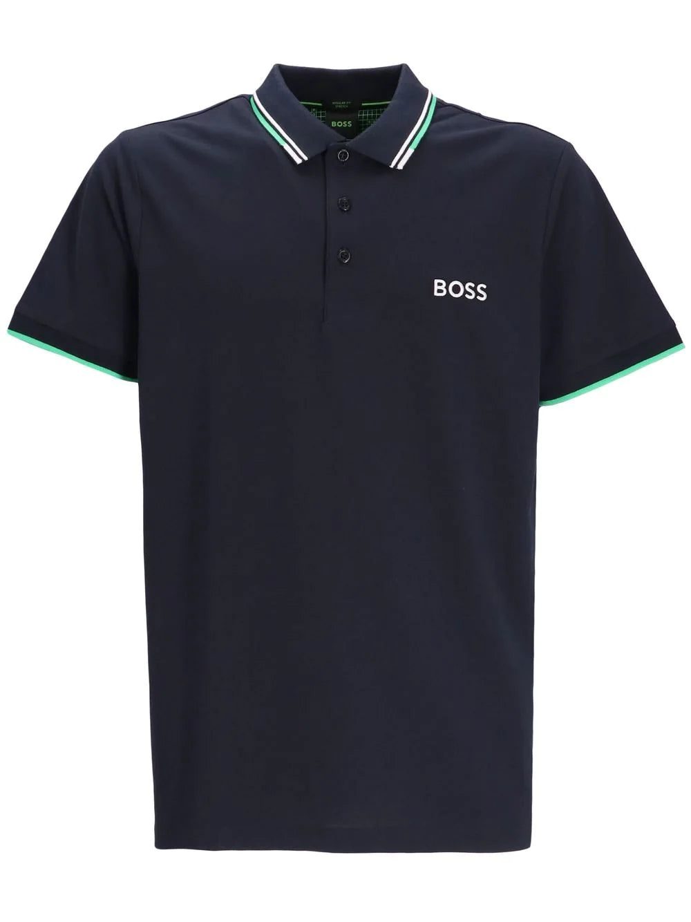 BOSS embroidered-logo polo shirt
