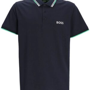 BOSS  embroidered-logo polo shirt