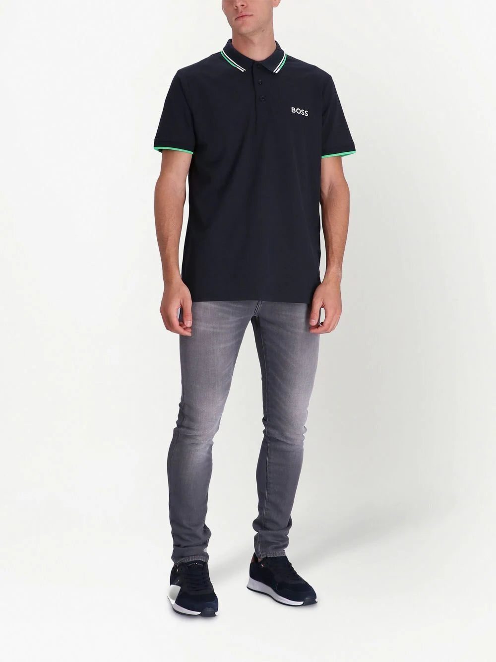 BOSS embroidered-logo polo shirt - Image 2