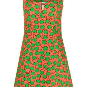 Moschino cherry-print mini dress